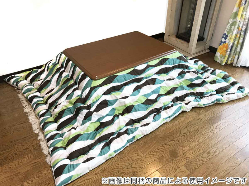 こたつ布団 楕円形 厚掛け 210×250cm 丸 日本製 綿100％ 消臭