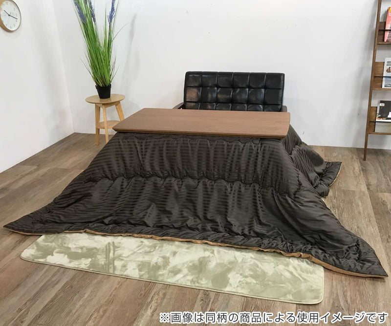 こたつ布団 楕円形 厚掛け 210×300cm 丸 日本製 綿100％ 消臭