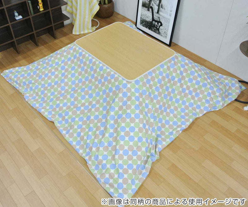 こたつ布団 楕円形 厚掛け 210×250cm 丸 日本製 綿100％ 消臭