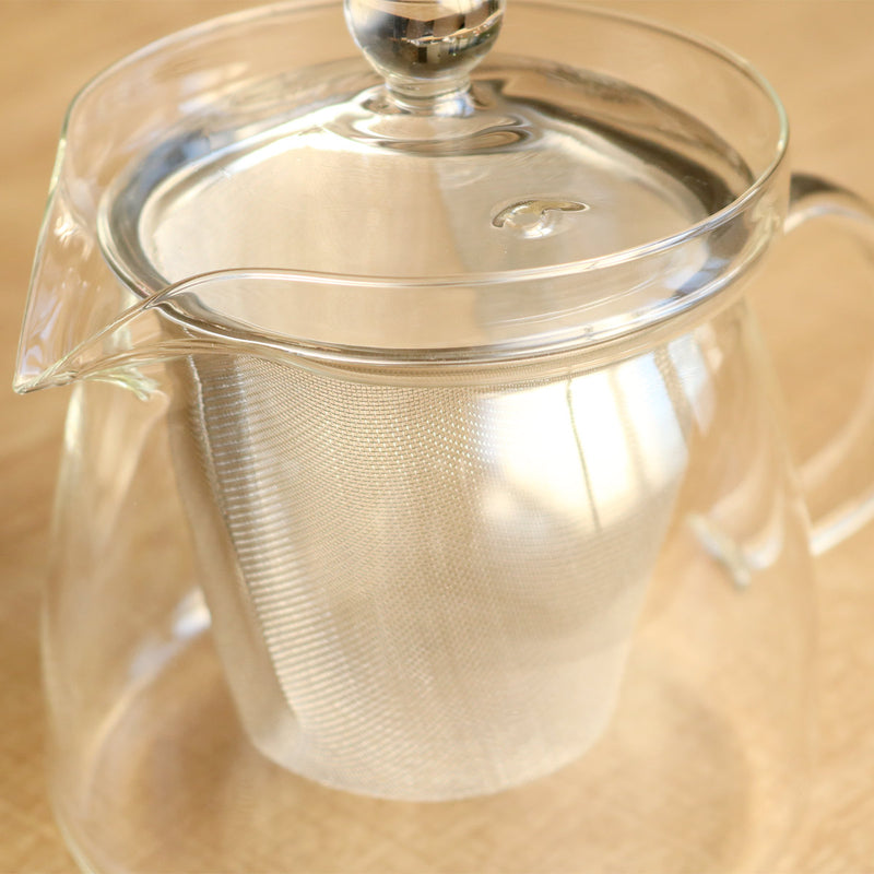 ティーポット 800ml 茶こし付き 耐熱ガラス お茶ポット