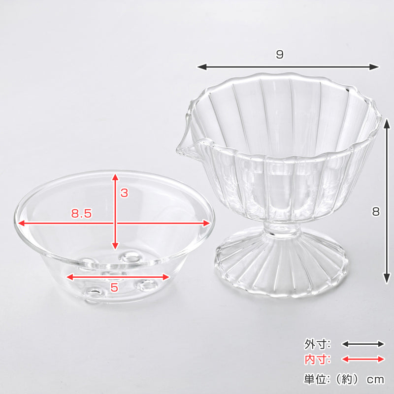 花瓶 リボベジ ガラス カップ Sサイズ -4