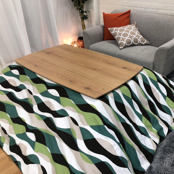 こたつ布団カバー 185×185cm 正方形 綿100％ 日本製 -10