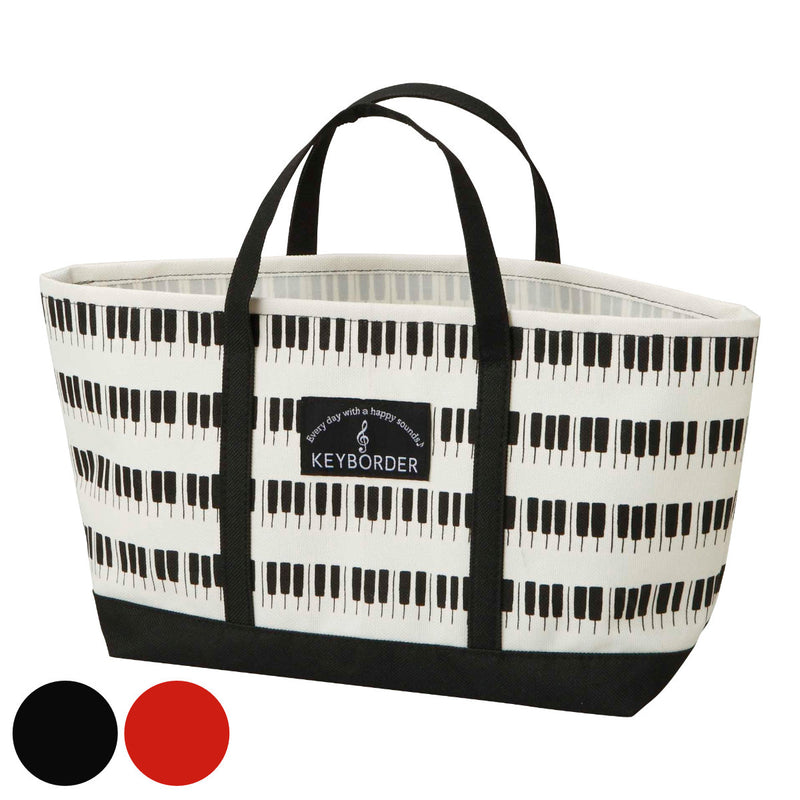 ランチバッグ トートバッグ ミニトート ピアノ 鍵盤 KEYBORDER -2