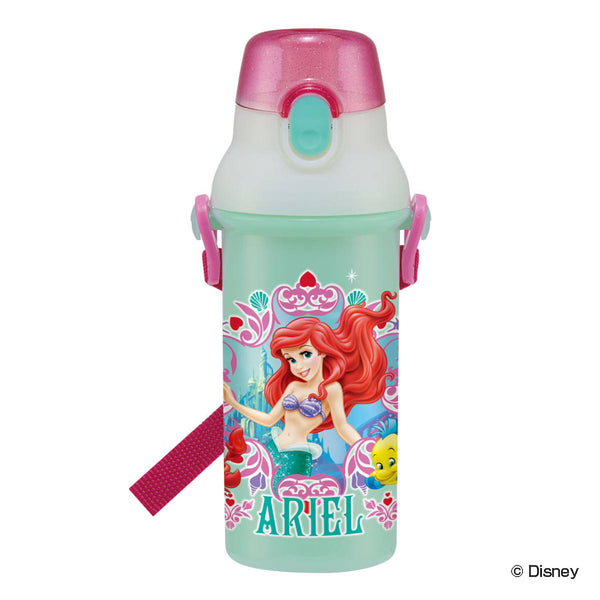 水筒 キッズ 480ml 抗菌 直飲み プラスチック リトル・マーメイド アリエル