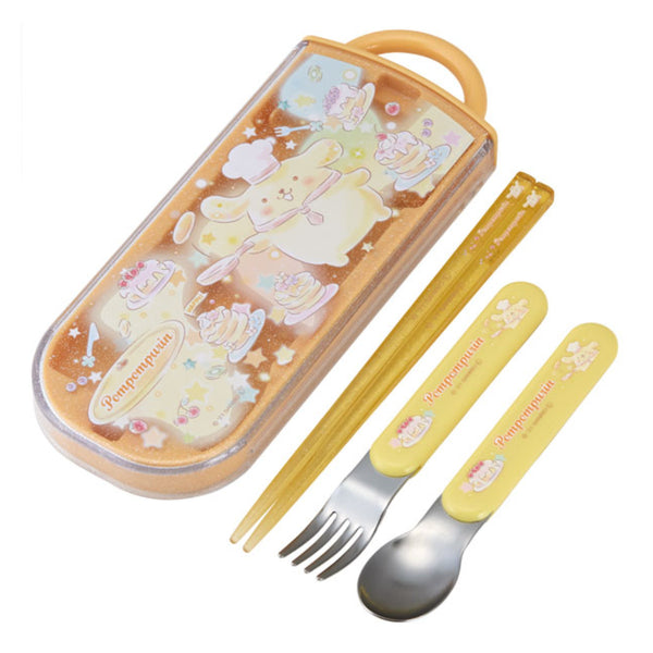 トリオセット 抗菌 箸 スプーン フォーク ポムポムプリン キラキラショップ
