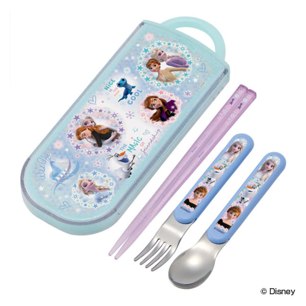 トリオセット 抗菌 箸 スプーン フォーク アナと雪の女王