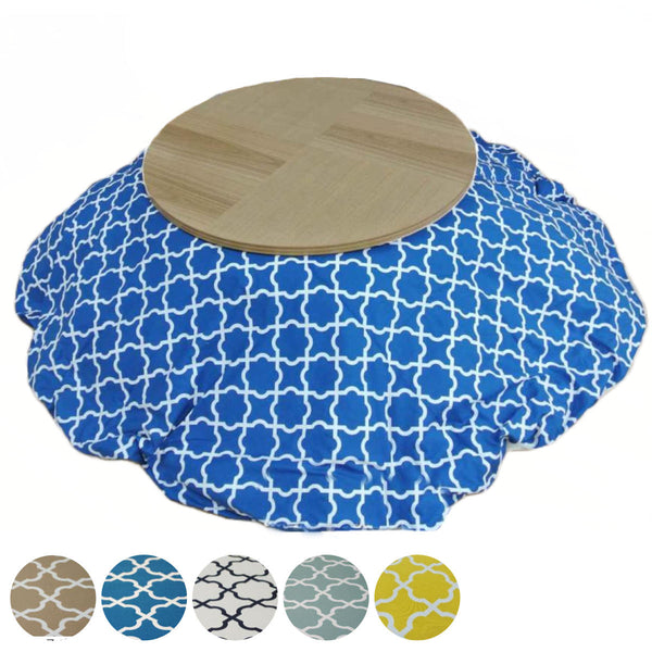 こたつ布団 円形 厚掛け 直径230cm 丸 日本製 綿100％ 消臭