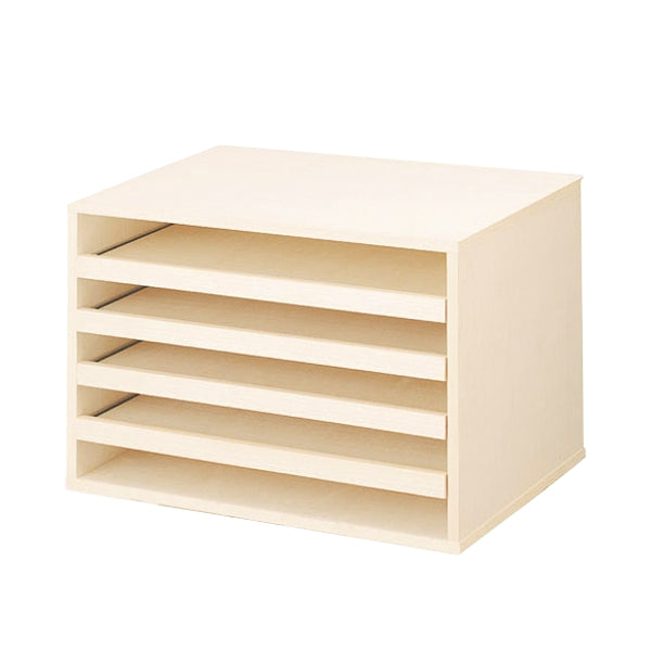 パレットチェスト 5段 桐製 マルチクローゼット収納 約幅76cm -1