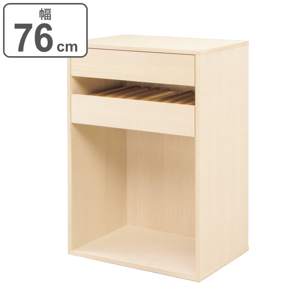 スラックス収納 桐製 マルチクローゼット収納 約幅76cm -2