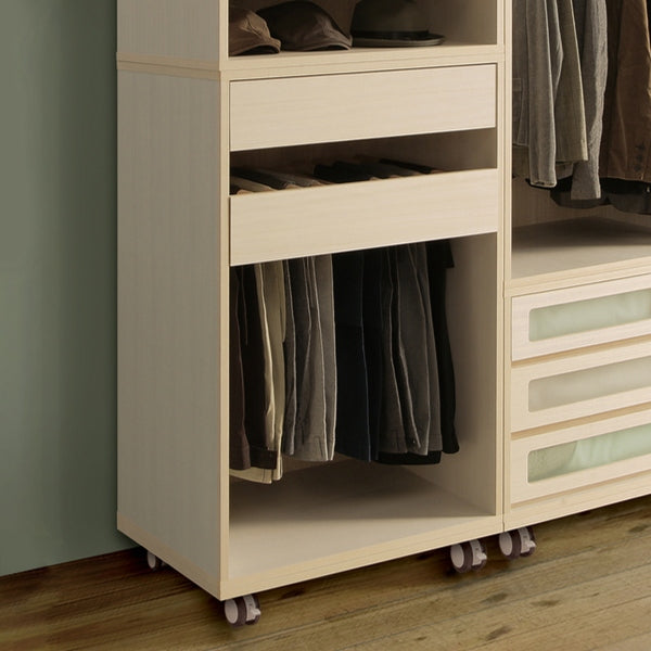 スラックス収納 桐製 マルチクローゼット収納 約幅76cm -11