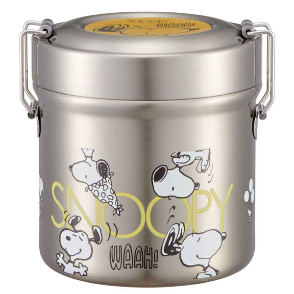 弁当箱 保温 480ml 抗菌 真空 ステンレス PEANUTS スヌーピー AWESOME