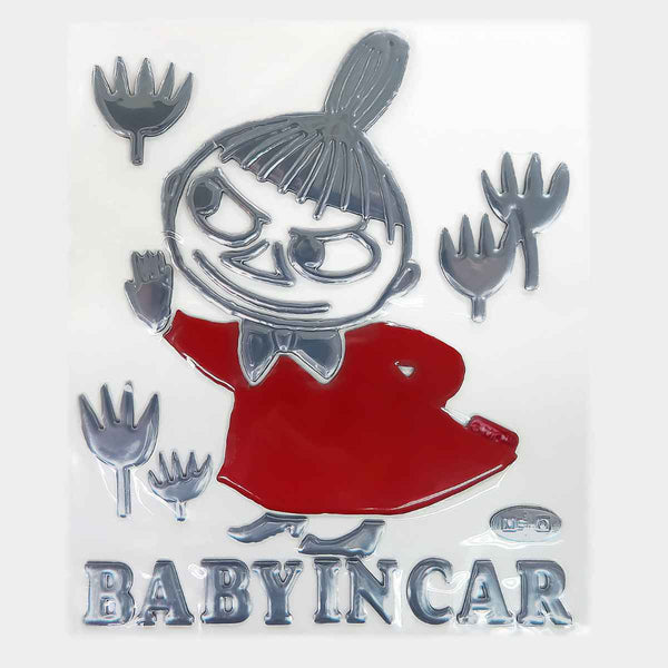 カー用品 BABY IN CAR セーフティエンブレム ステッカー リトルミイ