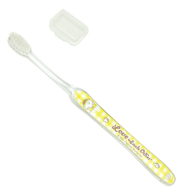 歯ブラシ 子供 17.5cm PEANUTS スヌーピー 歯ブラシキャップ付き