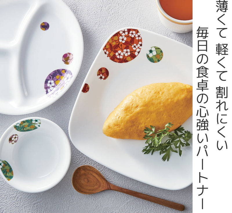 ランチプレート 21.5cm CORELLE コレール ボンボンフレール 強化ガラス