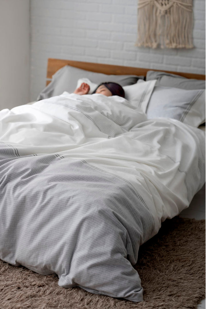 掛け布団カバー Fab the Home ダブル レヴィ 北欧 綿100％ -17