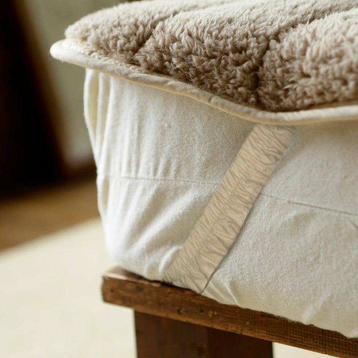 敷きパッド Fab the Home シングル ムクムク ボア -14