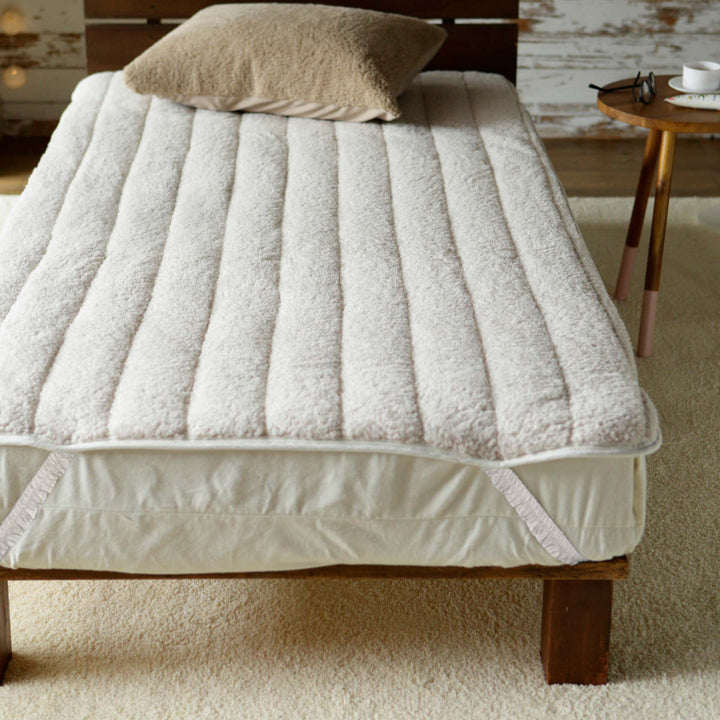 敷きパッド Fab the Home シングル ムクムク ボア -20