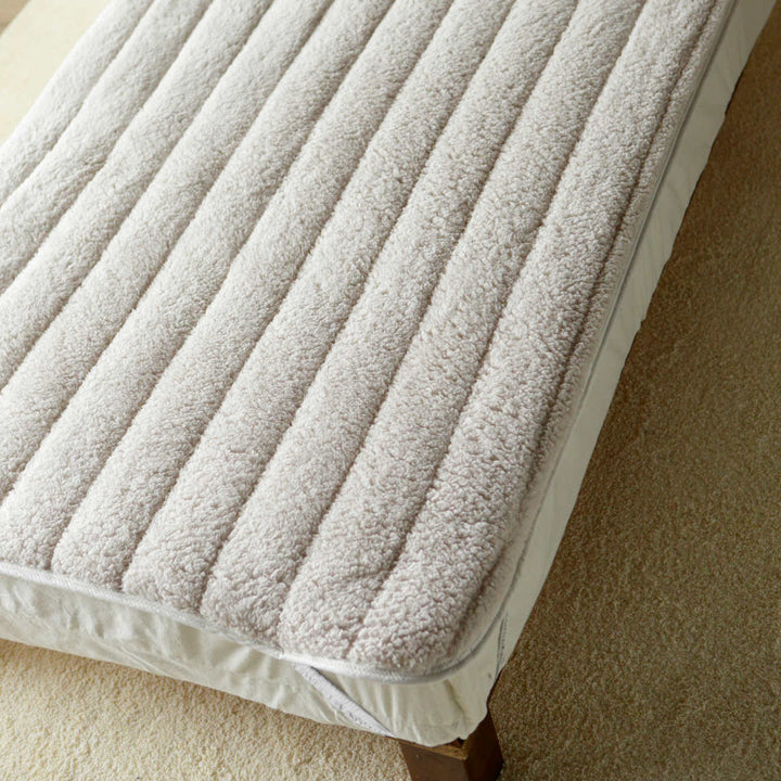 敷きパッド Fab the Home シングル ムクムク ボア -21