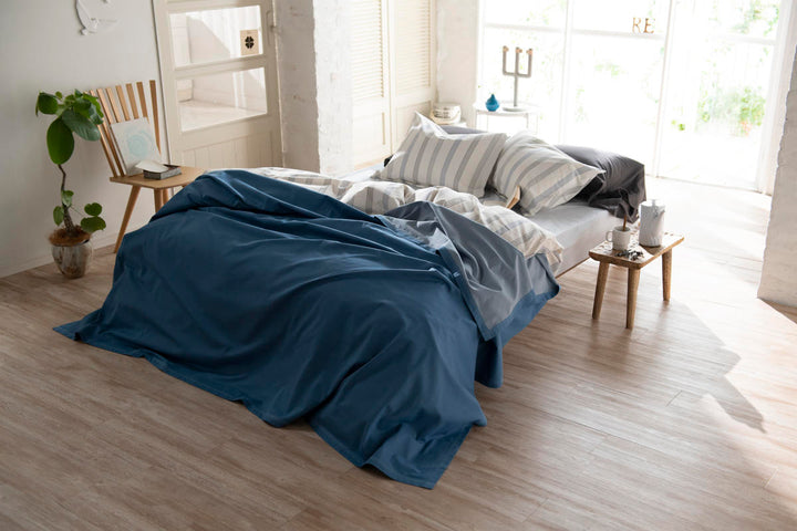 マルチカバー Fab the Home 150×210cm ライトデニム 綿100％ -10