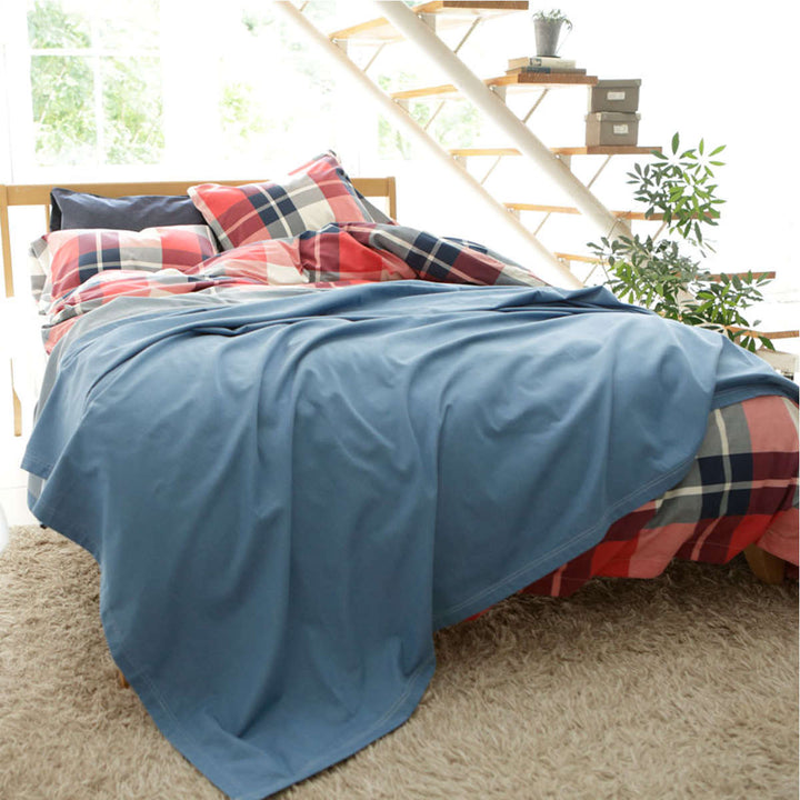 マルチカバー Fab the Home 210×210cm ライトデニム 綿100％ -17