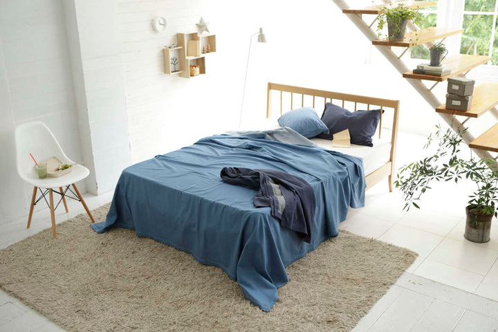 マルチカバー Fab the Home 210×210cm ライトデニム 綿100％ -8