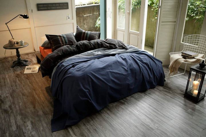 マルチカバー Fab the Home 210×210cm ライトデニム 綿100％ -9