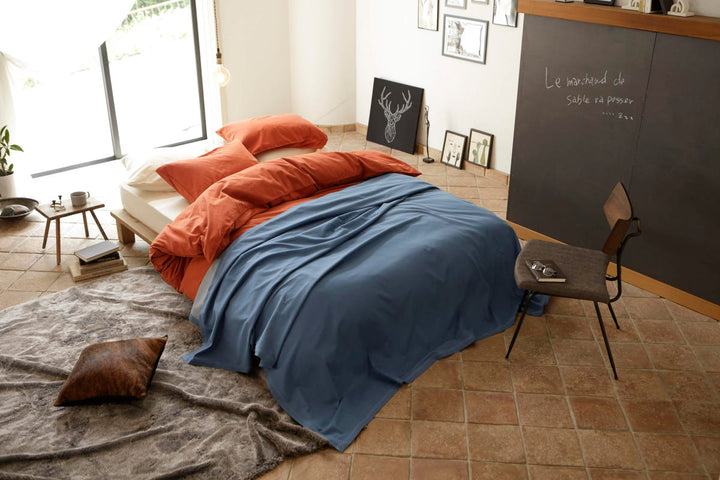 マルチカバー Fab the Home 210×210cm ライトデニム 綿100％ -11