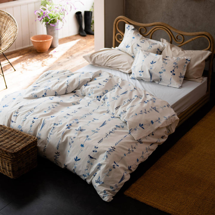 掛け布団カバー Fab the Home ダブル フロリスト 花柄 綿100％ -9