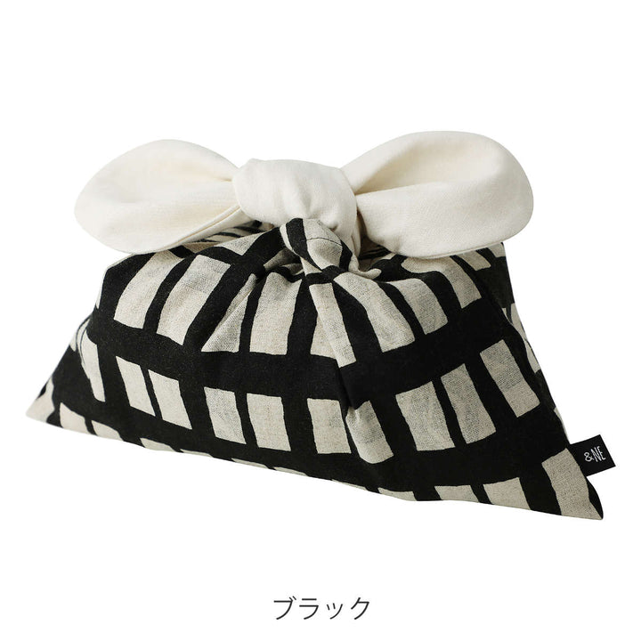 ＆NE 弁当袋 リボン 格子柄 -4