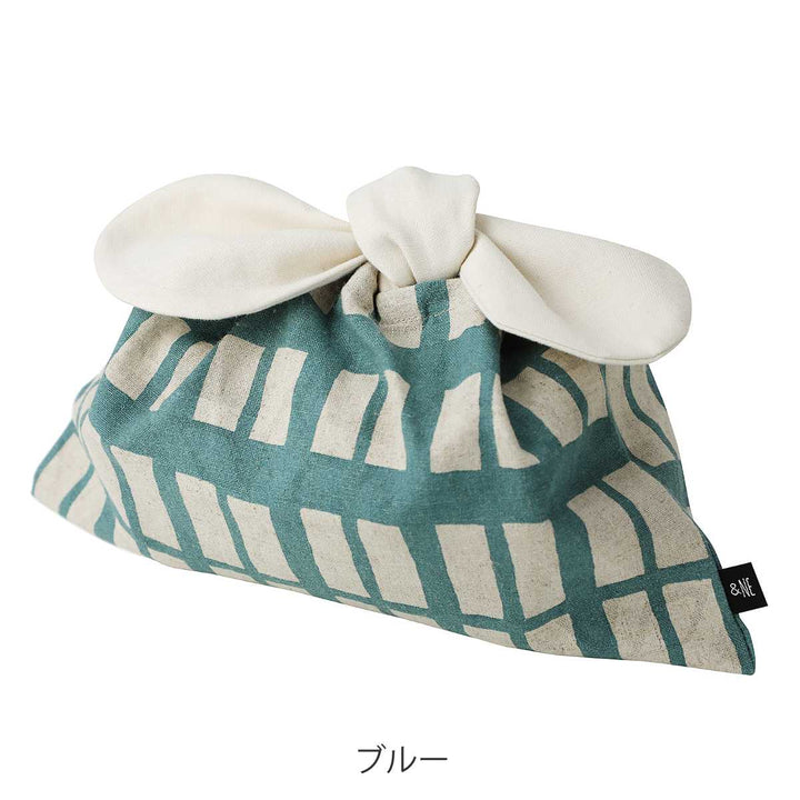 ＆NE 弁当袋 リボン 格子柄 -6