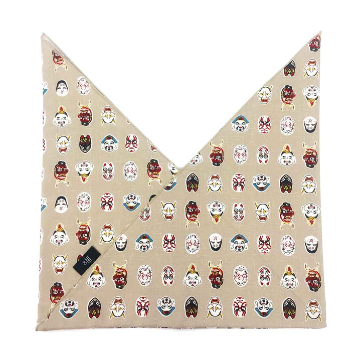 ＆NE 弁当袋 日本柄 お面 日本製 -16