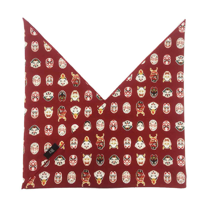 ＆NE 弁当袋 日本柄 お面 日本製 -17