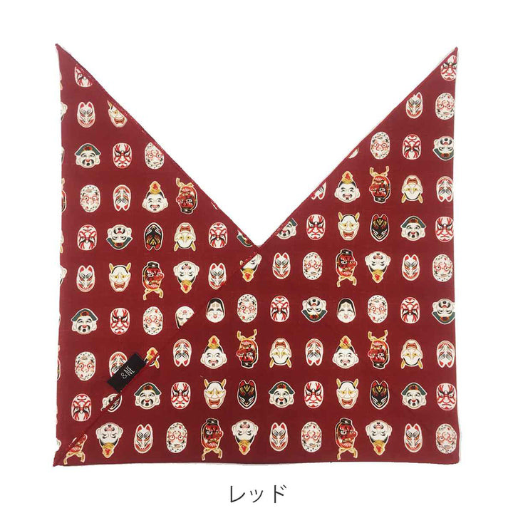 ＆NE 弁当袋 日本柄 お面 日本製 -4