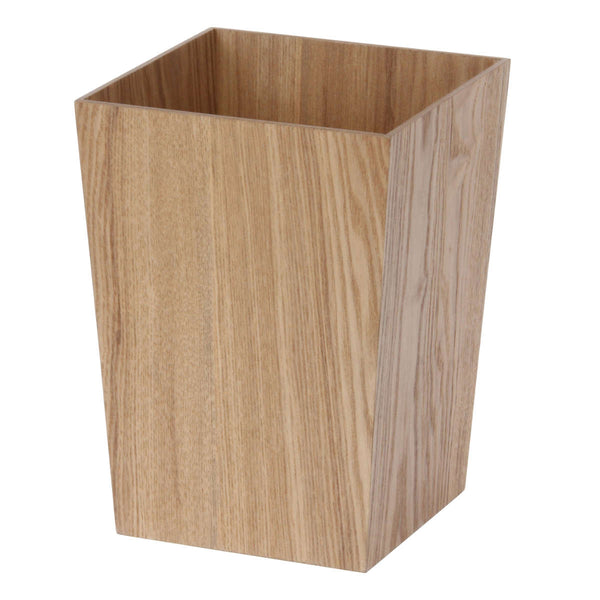 ゴミ箱 突板 木製