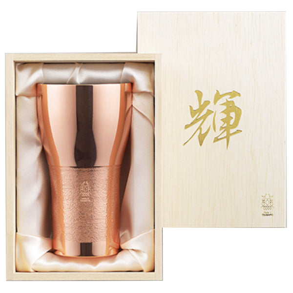 ビアタンブラー 440ml 輝 純銅 内面 錫めっき