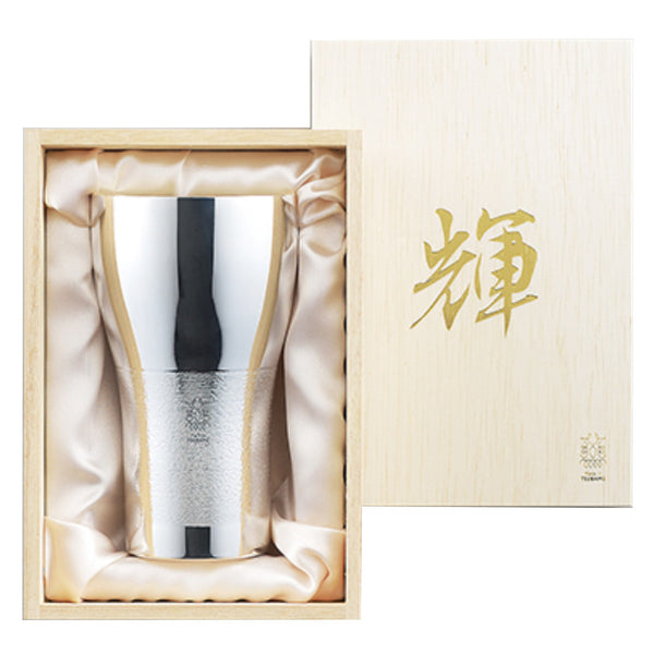ビアタンブラー 440ml 輝 純銅 内面 銀めっき