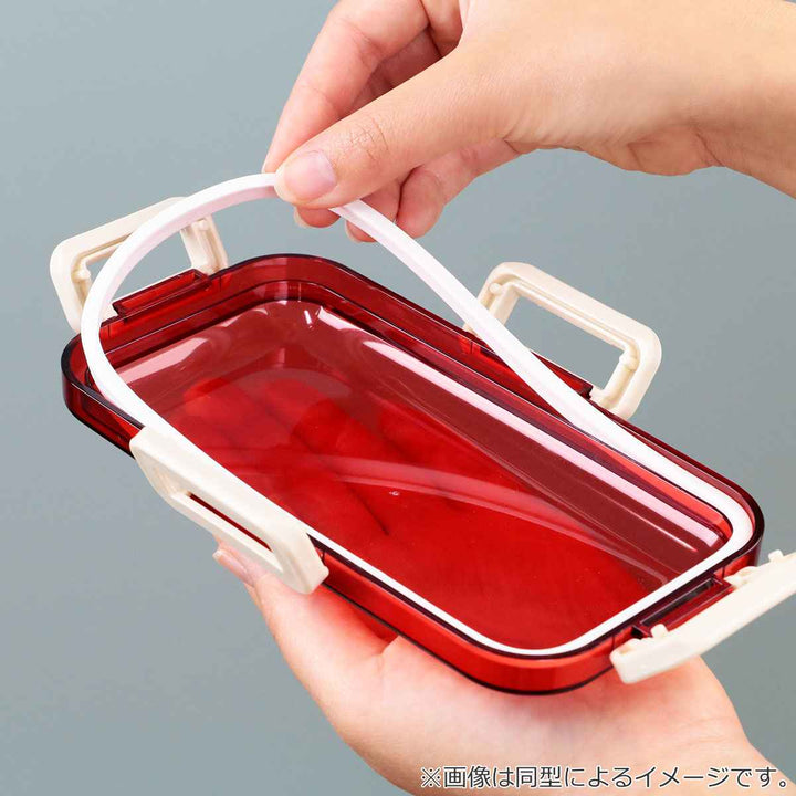 弁当箱 1段 530ml 抗菌 ふわっと クロミ キュートパーティ -12