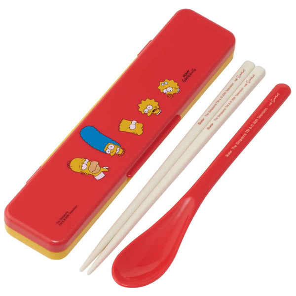 コンビセット 18cm 抗菌 箸 スプーン ザ・シンプソンズ