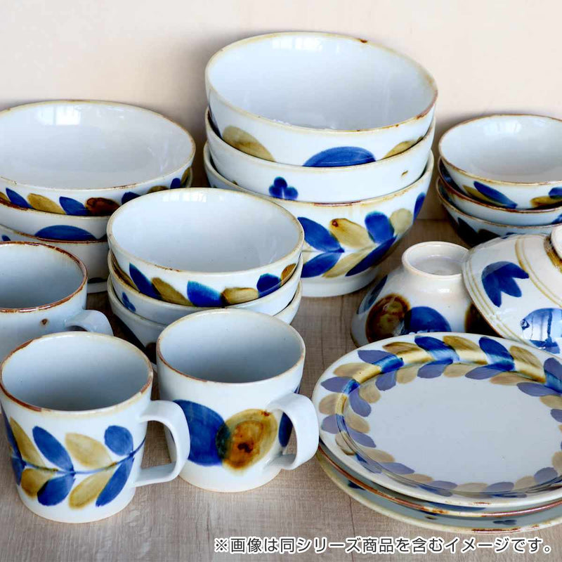 茶碗 11cm 藍 陶器 波佐見焼
