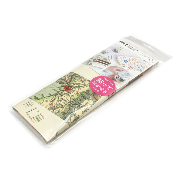 リメイクシート mt 地図コラージュ 27X90cm