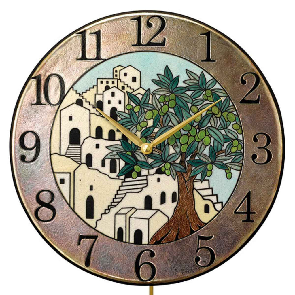 アントニオ ザッカレラ イタリア製 掛時計 アンティーク主な素材陶器磁器