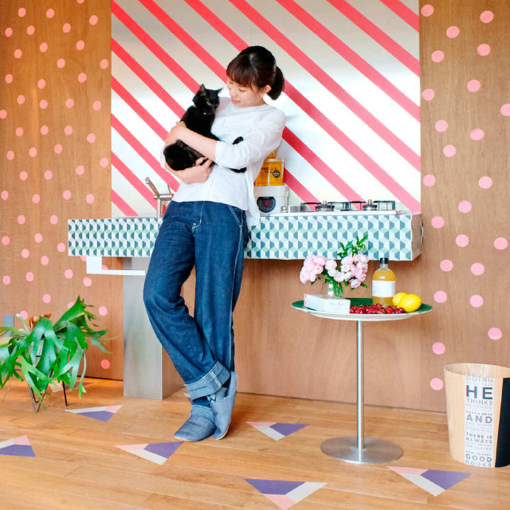 リメイクシート壁用立体幾何学mtCASAFLEECE23cm×5m