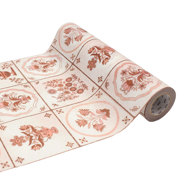 リメイクシート壁用タイル・フラワーmtFLEECE23cm×5m