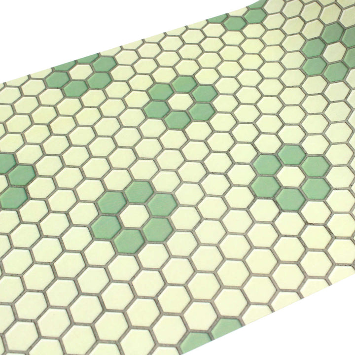 リメイクシート壁用タイル・六角形mtFLEECE23cm×5m