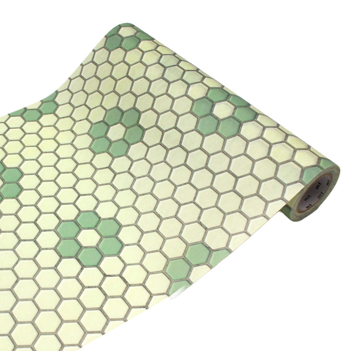 リメイクシート壁用タイル・六角形mtFLEECE23cm×5m
