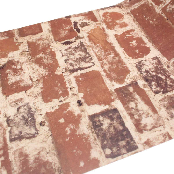 リメイクシート壁用古いレンガmtFLEECE23cm×5m