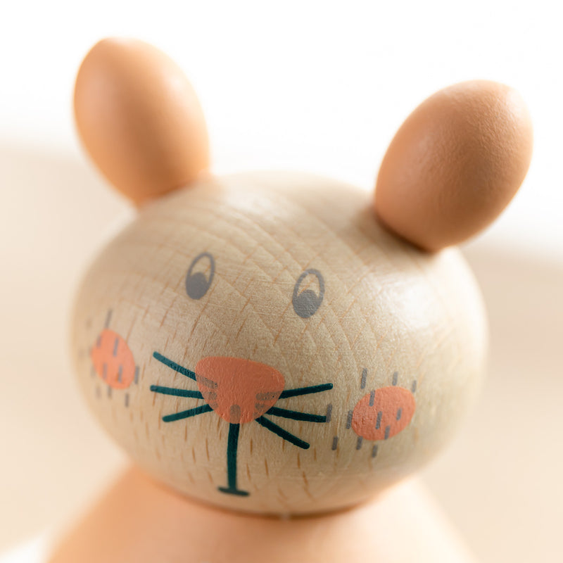 おもちゃ ベビー ROLY POLY BEAR 木製 北欧 出産祝い