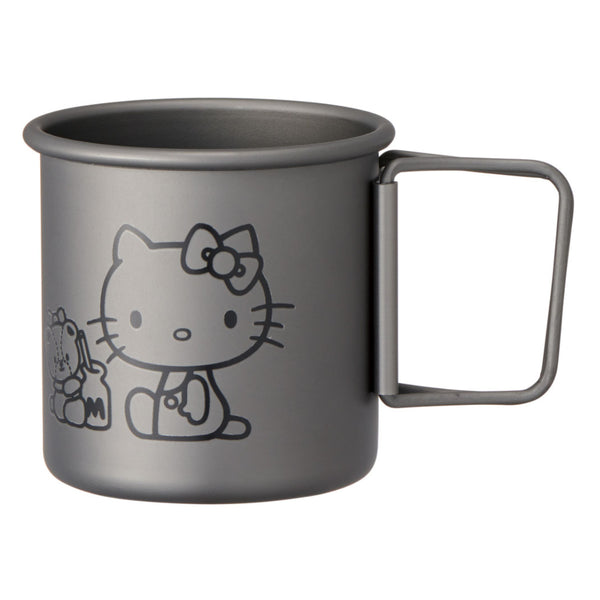 マグカップ 320ml 折りたたみハンドル付 ハローキティ＆タイニーチャム