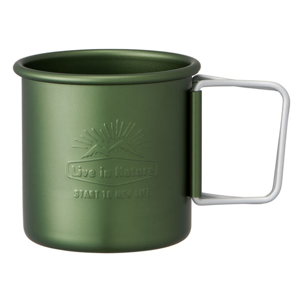 マグカップ ハンドル折りたたみ 320ml LIVE IN NATURE