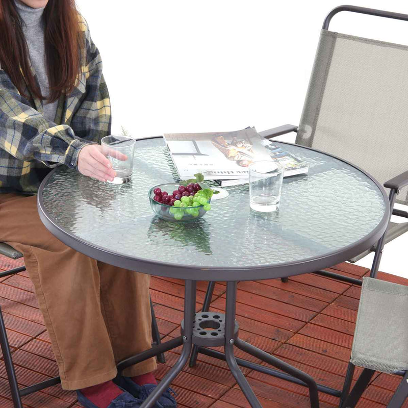 ガーデンテーブル チェアセット パラソル 6点セット